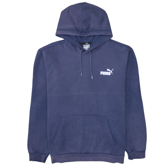 Womens UK Size XL PUMA Blue Pullover Hoodie
