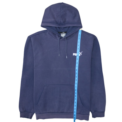 Womens UK Size XL PUMA Blue Pullover Hoodie