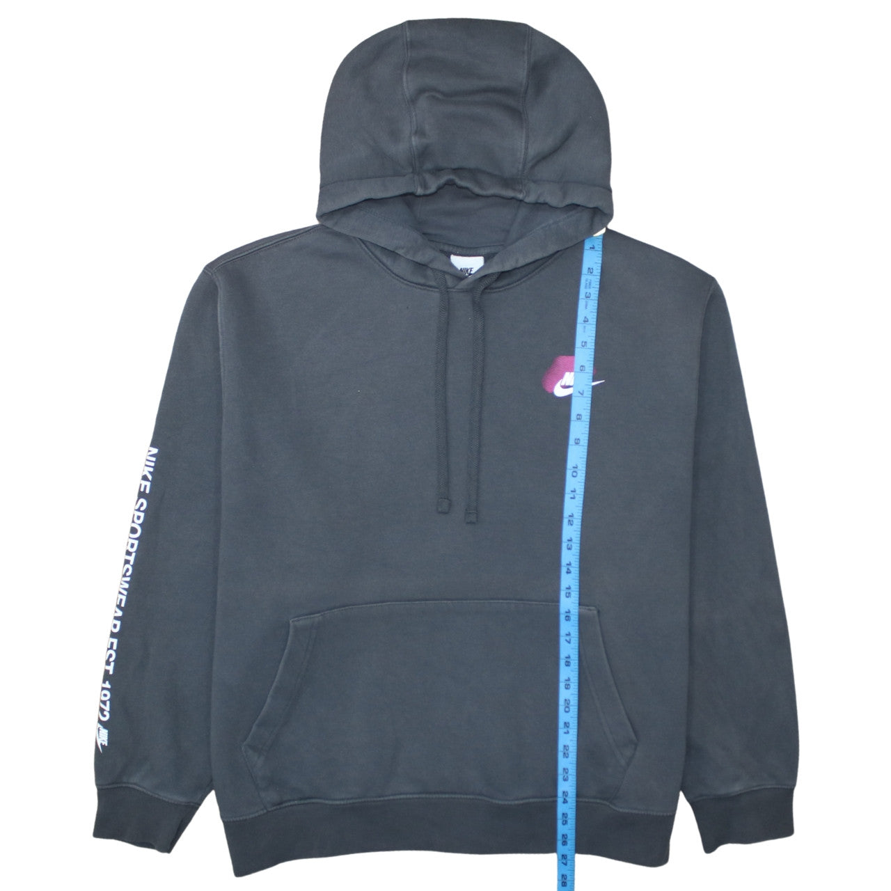 Womens UK Size XL Nike Black Pullover Hoodie