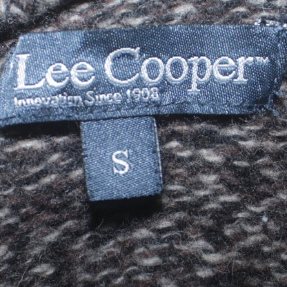 Mens UK Size S Lee Cooper Grey Full Zip Jumper
