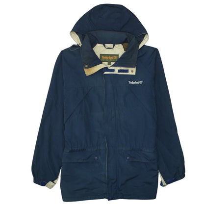 Mens UK Size L Timberland Blue Parka Coat