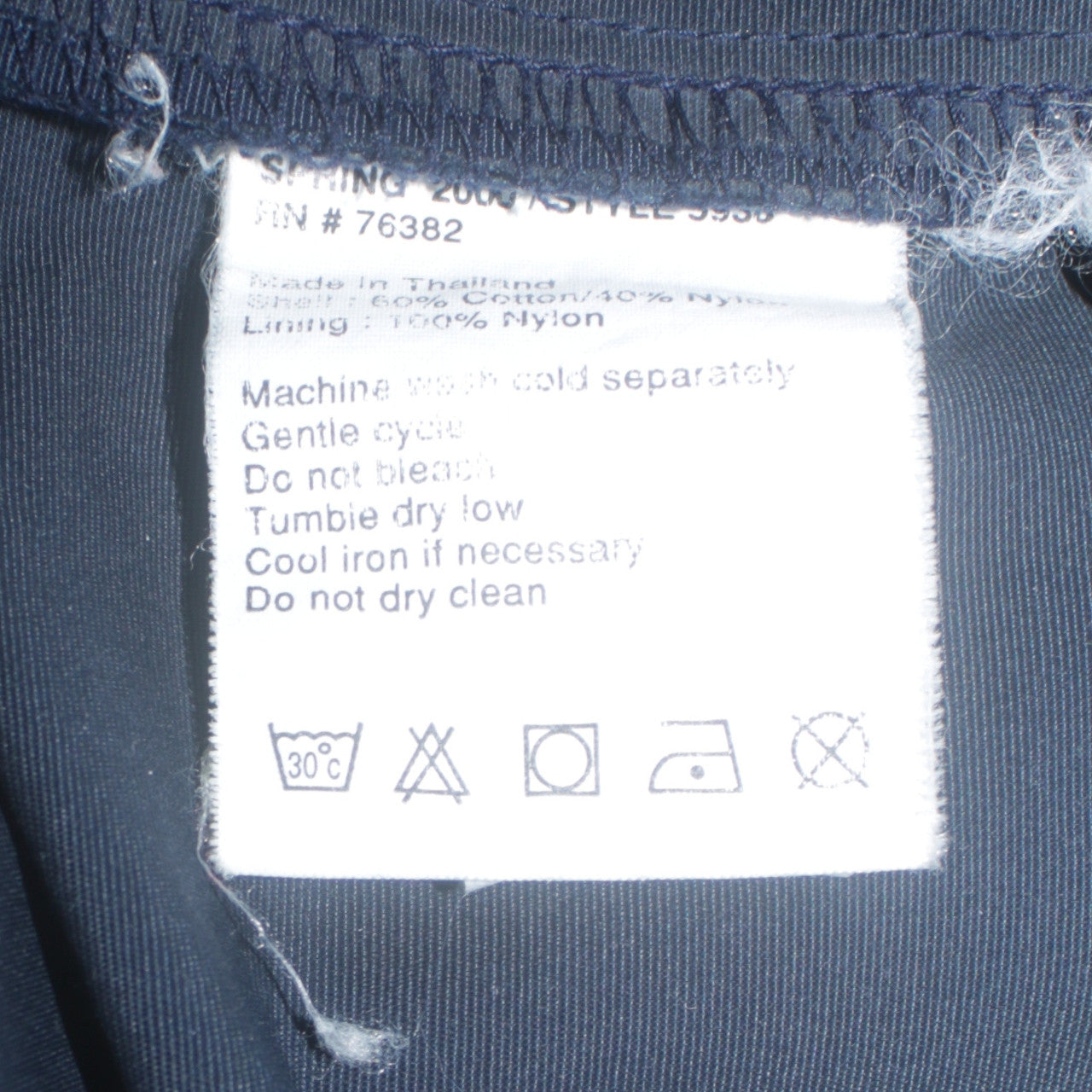 Mens UK Size L Timberland Blue Parka Coat