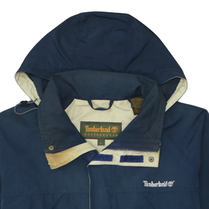 Mens UK Size L Timberland Blue Parka Coat