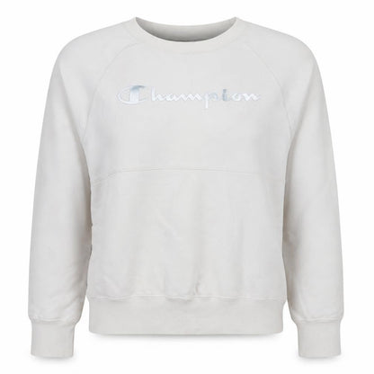 Womens UK Size S Champion White Pullover Sweatshirt