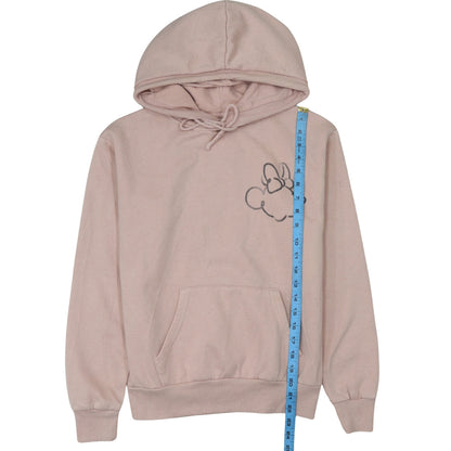Womens UK Size 2XS Disney Pink Pullover Hoodie