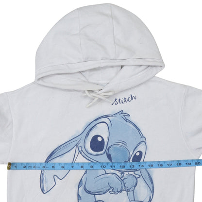 Womens UK Size XS Primark White Pullover Hoodie