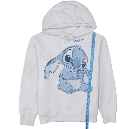 Womens UK Size XS Primark White Pullover Hoodie