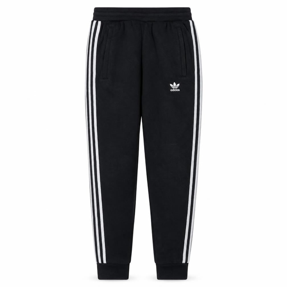 Front view of Adidas Men's Black Jogger Sweatpants S Regular Fit Casual Sportswear