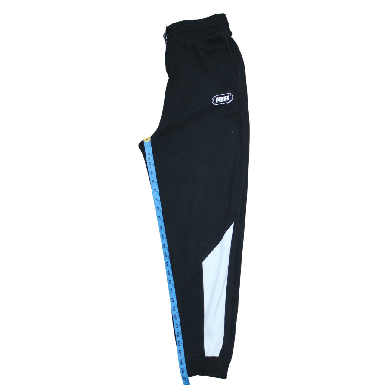 Mens UK Size M PUMA Regular Fit Jogger Black Trousers