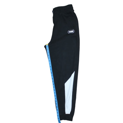 Mens UK Size M PUMA Regular Fit Jogger Black Trousers
