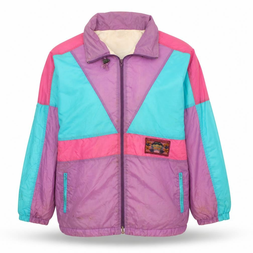Womens UK Size 10 Marc Claire Multicoloured Windbreaker Coat