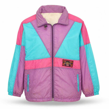 Womens UK Size 10 Marc Claire Multicoloured Windbreaker Coat