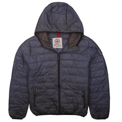 Mens UK Size L Champion Blue Puffer Jacket