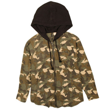 Womens UK Size 16 H&M Green Full Zip Hoodie