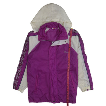 Womens UK Size M Champion Purple Windbreaker Coat