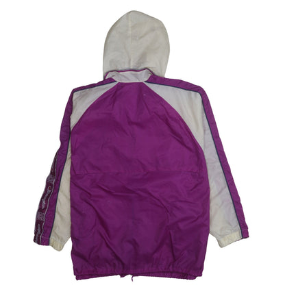 Womens UK Size M Champion Purple Windbreaker Coat