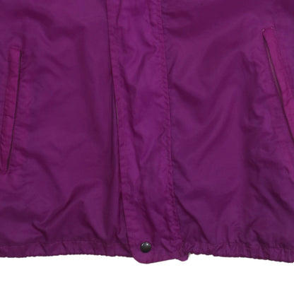 Womens UK Size M Champion Purple Windbreaker Coat