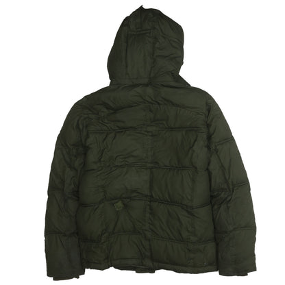 Mens UK Size M Wrangler Green Puffer Jacket