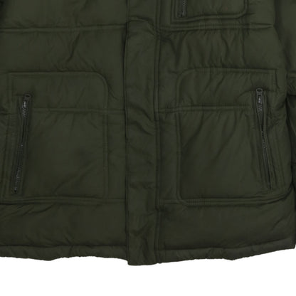 Mens UK Size M Wrangler Green Puffer Jacket