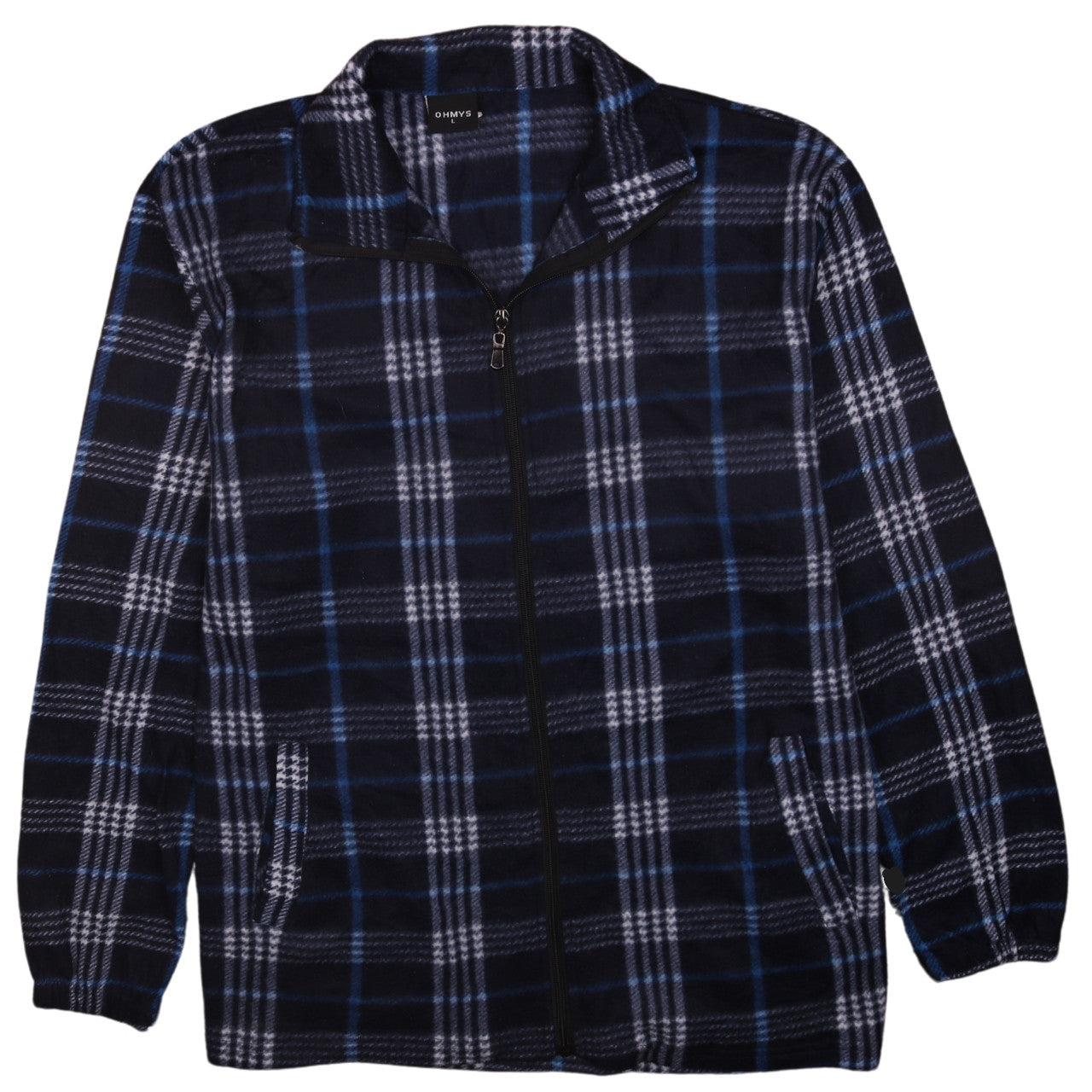 Mens UK Size L OHMYS Blue Basic Jacket