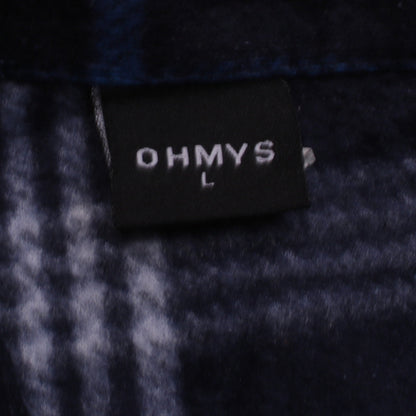 Mens UK Size L OHMYS Blue Basic Jacket