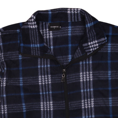 Mens UK Size L OHMYS Blue Basic Jacket