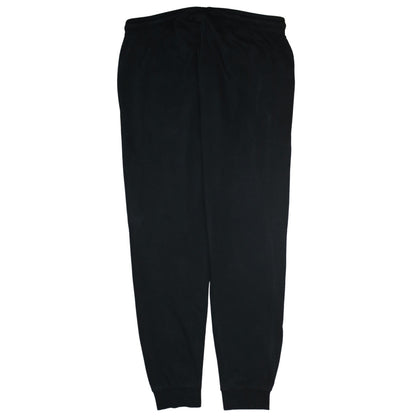 Mens UK Size XL Kappa Regular Fit Jogger Black Trousers