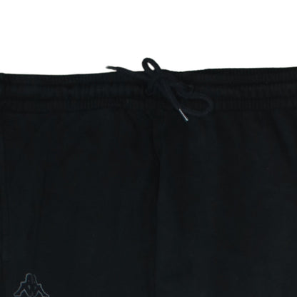 Mens UK Size XL Kappa Regular Fit Jogger Black Trousers