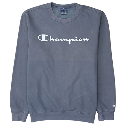 Mens UK Size L Champion Grey Pullover Sweatshirt