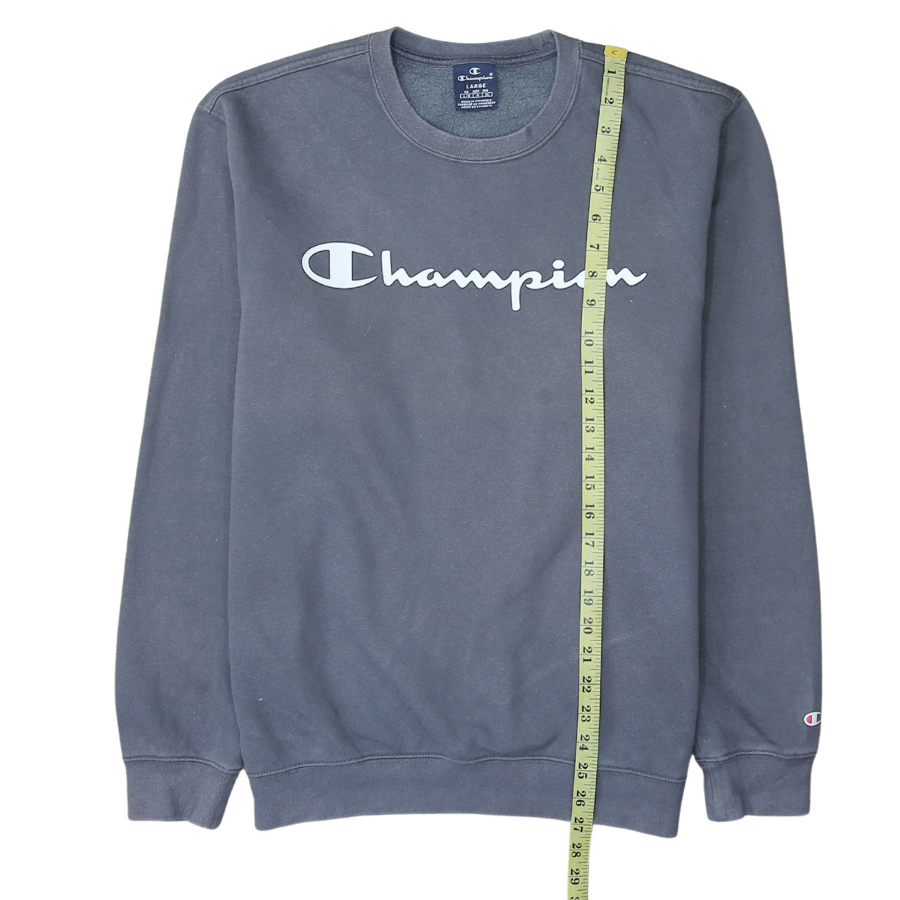Mens UK Size L Champion Grey Pullover Sweatshirt