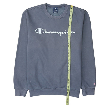 Mens UK Size L Champion Grey Pullover Sweatshirt