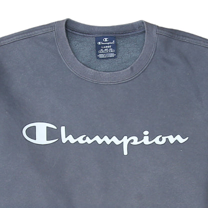 Mens UK Size L Champion Grey Pullover Sweatshirt