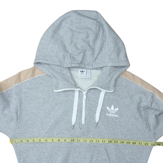 Womens UK Size 12 adidas Grey Pullover Sweatshirt