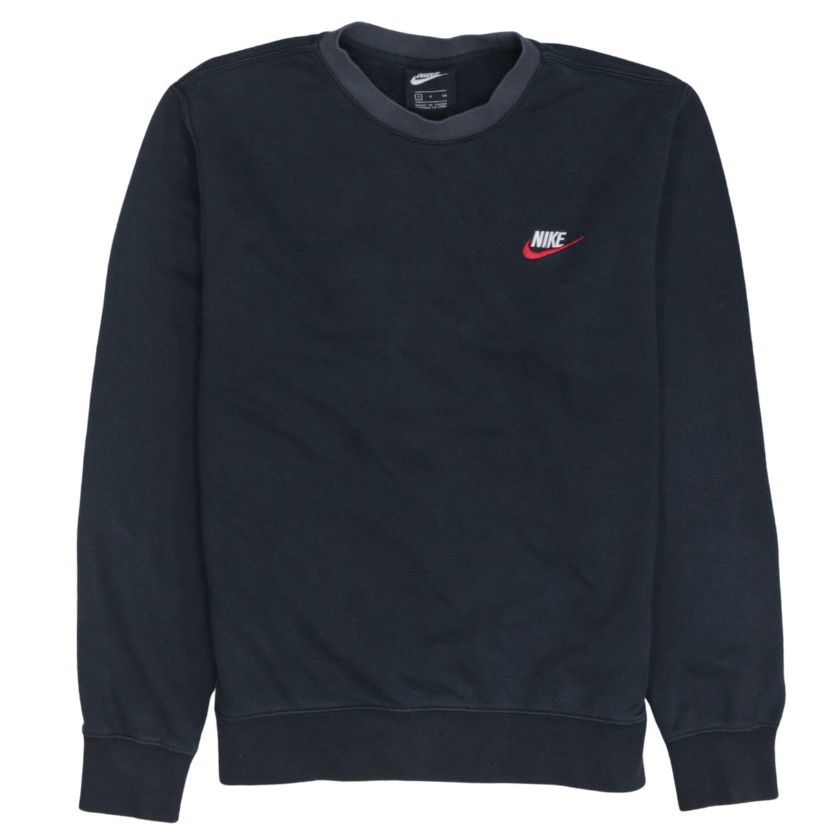 Mens UK Size S Nike Black Pullover Sweatshirt