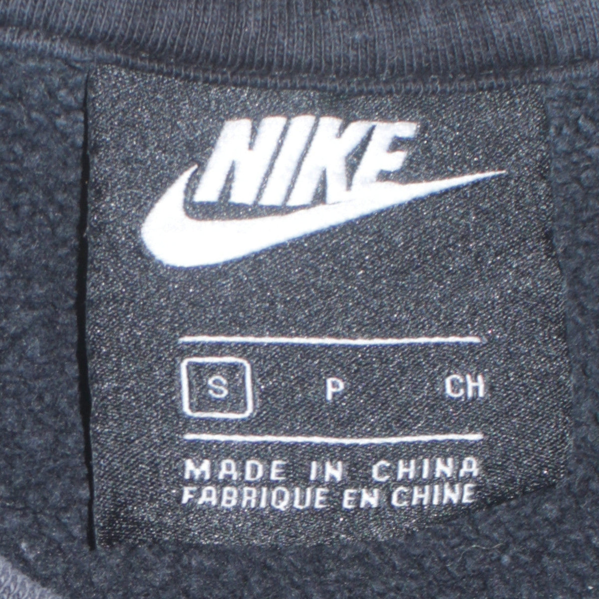 Mens UK Size S Nike Black Pullover Sweatshirt