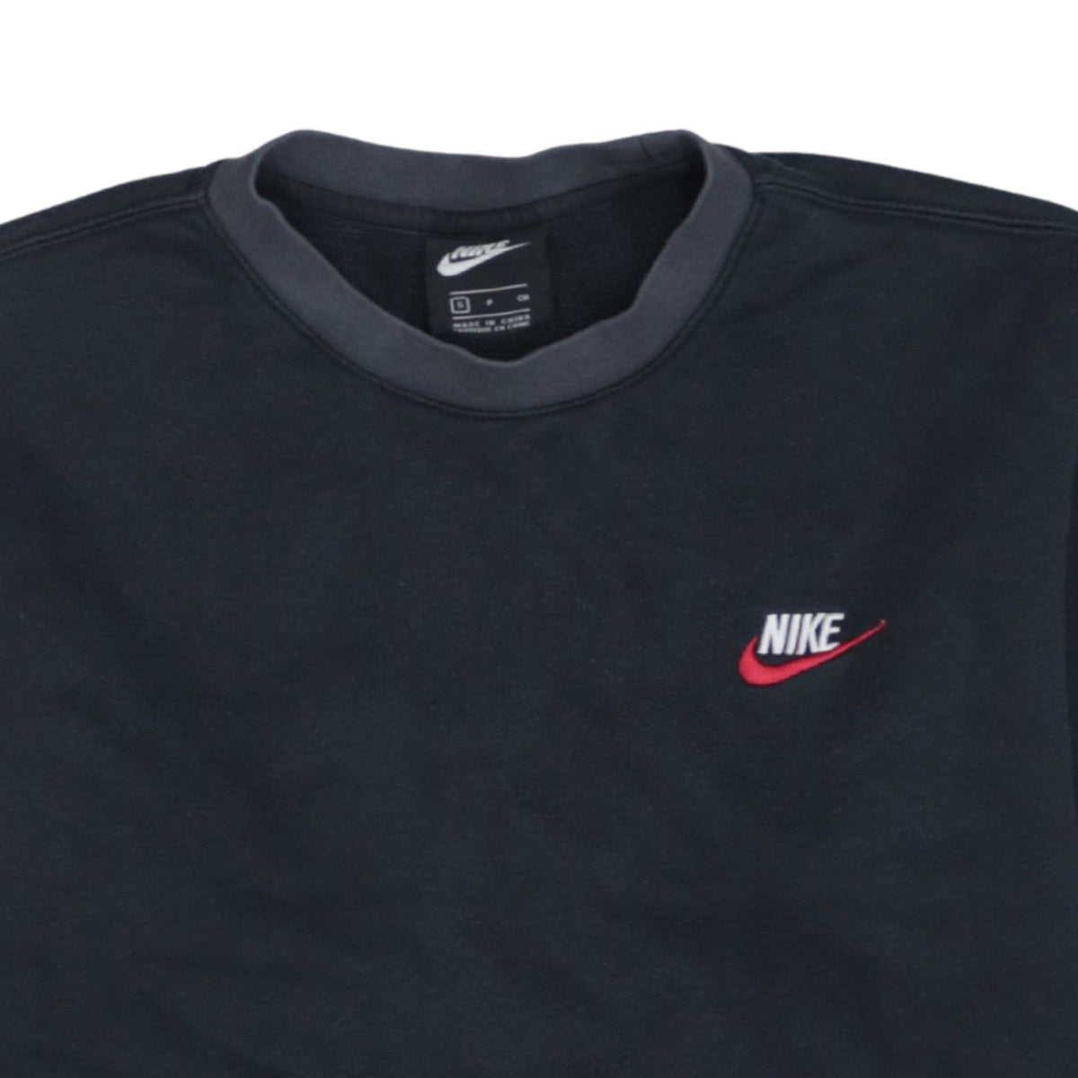 Mens UK Size S Nike Black Pullover Sweatshirt