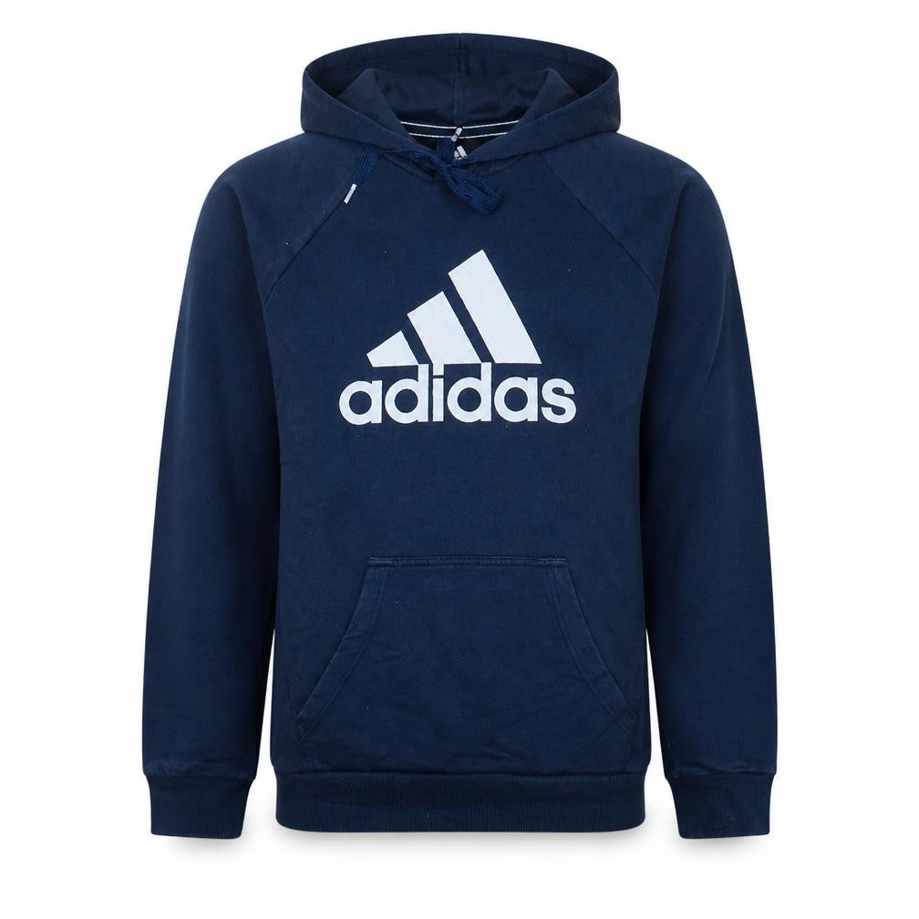 Mens UK Size S adidas Blue Pullover Hoodie
