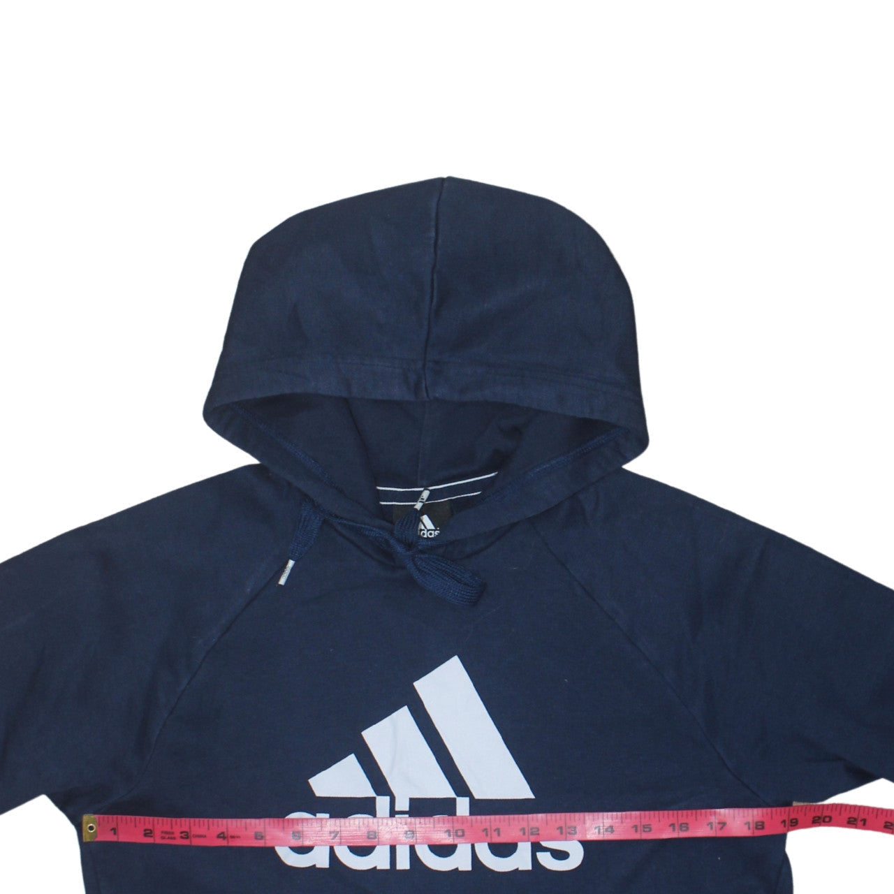 Mens UK Size S adidas Blue Pullover Hoodie