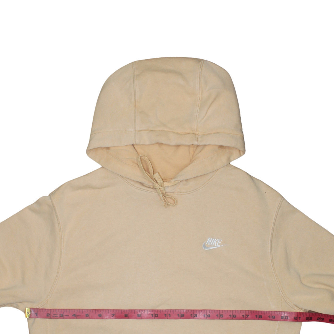 Mens UK Size S Nike Beige Pullover Hoodie