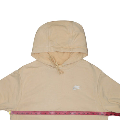 Mens UK Size S Nike Beige Pullover Hoodie