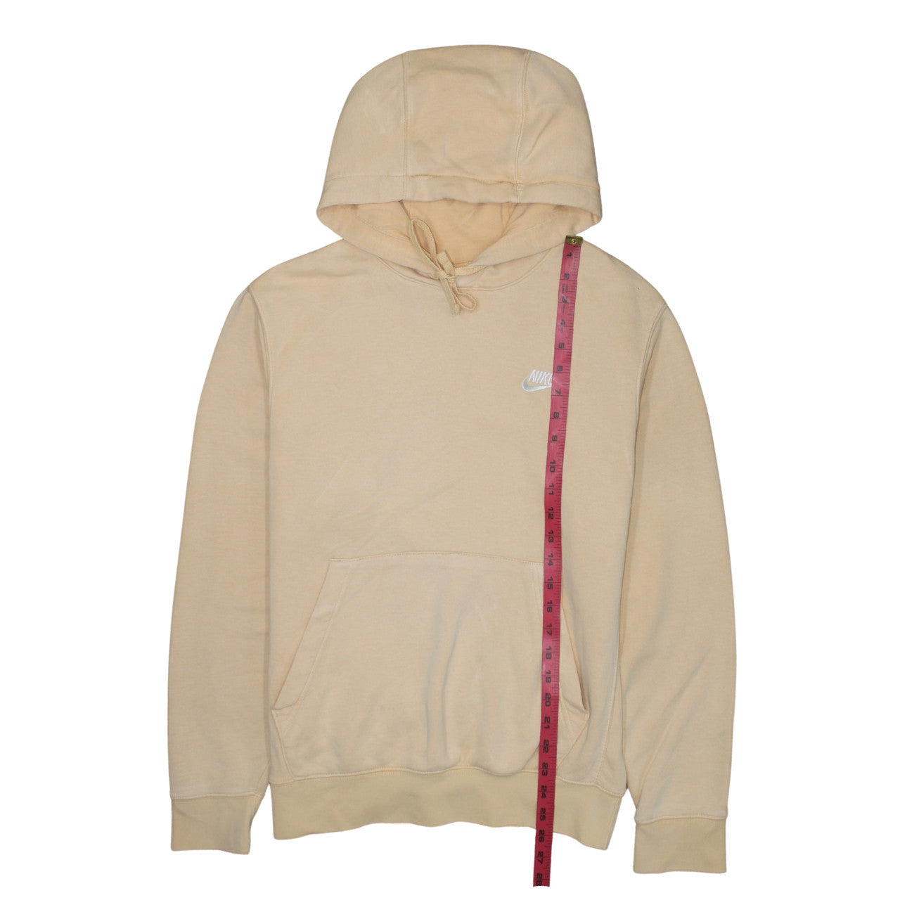 Mens UK Size S Nike Beige Pullover Hoodie