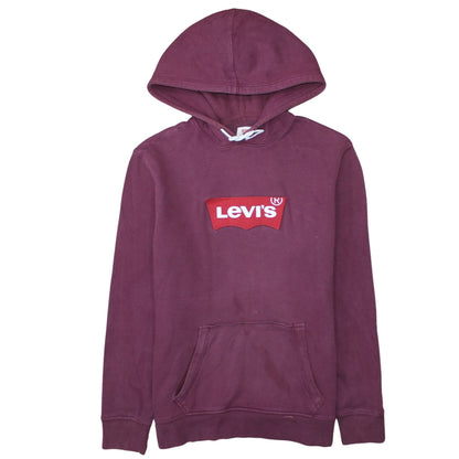 Mens UK Size L Levi's Purple Pullover Hoodie