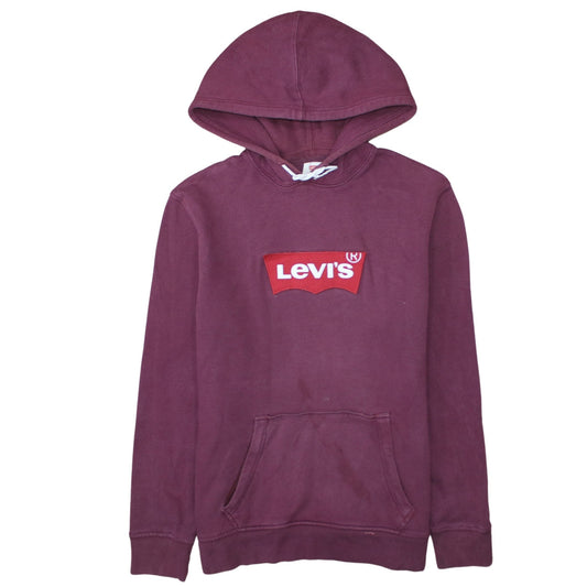 Mens UK Size L Levi's Purple Pullover Hoodie