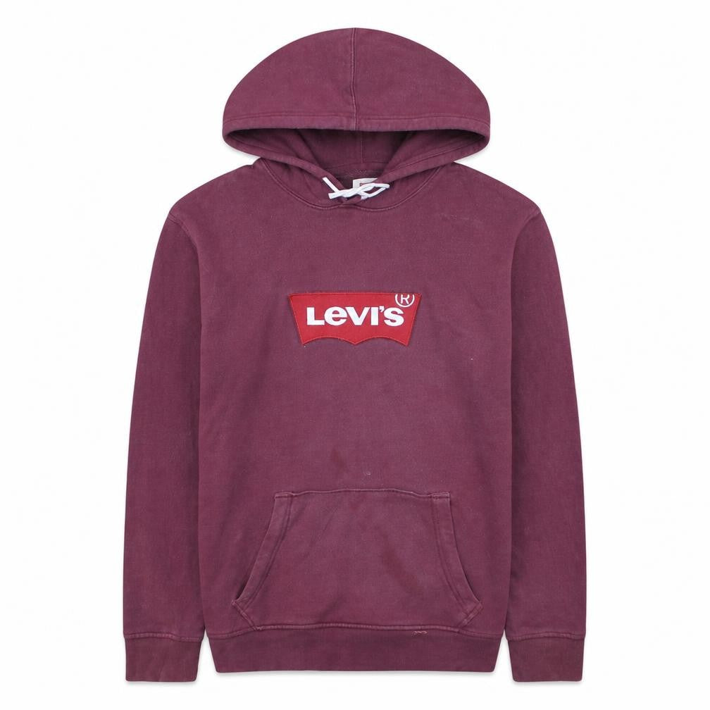 Mens UK Size L Levi's Purple Pullover Hoodie