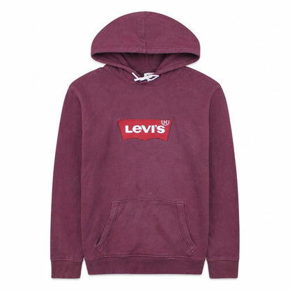 Mens UK Size L Levi's Purple Pullover Hoodie