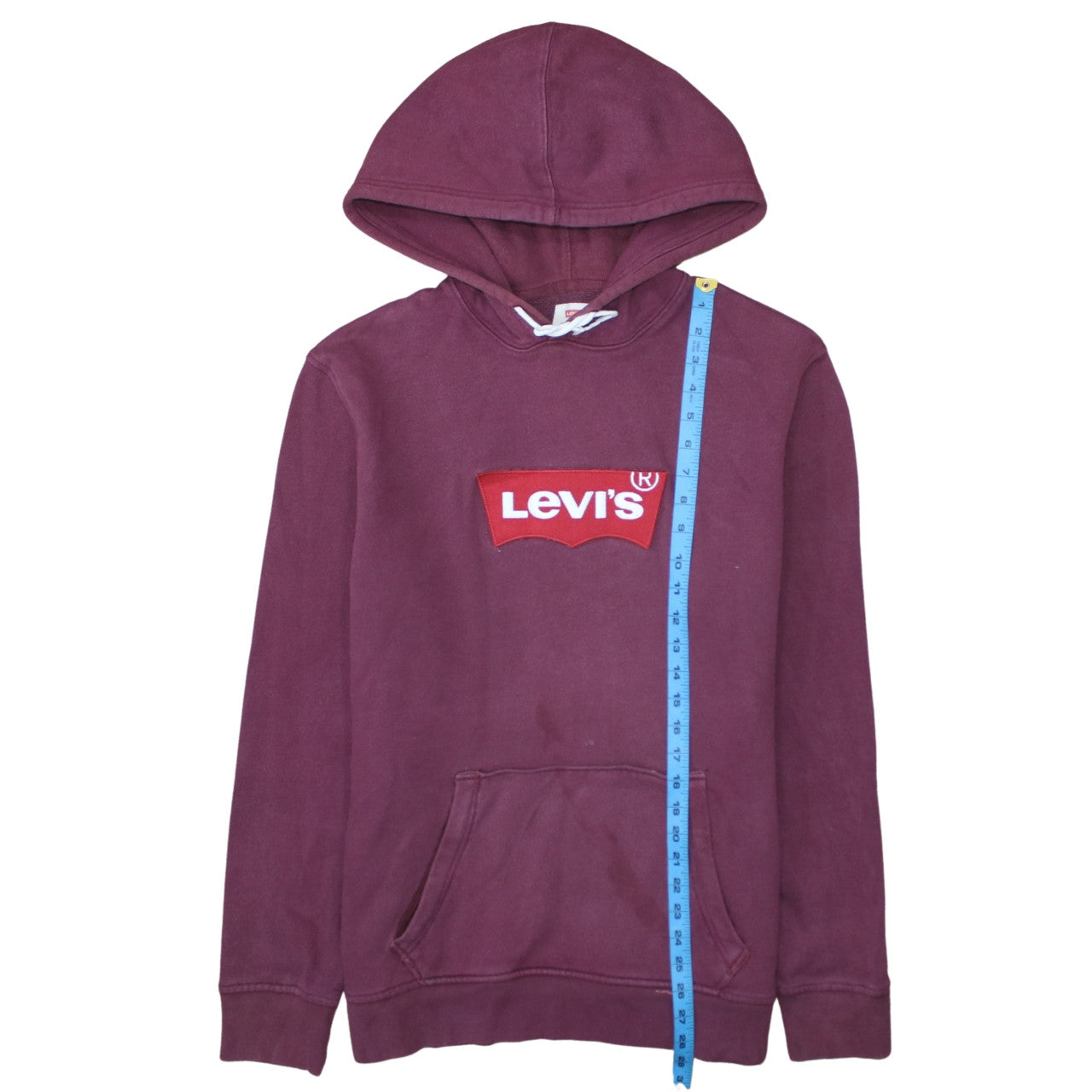 Mens UK Size L Levi's Purple Pullover Hoodie