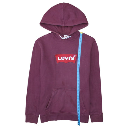 Mens UK Size L Levi's Purple Pullover Hoodie