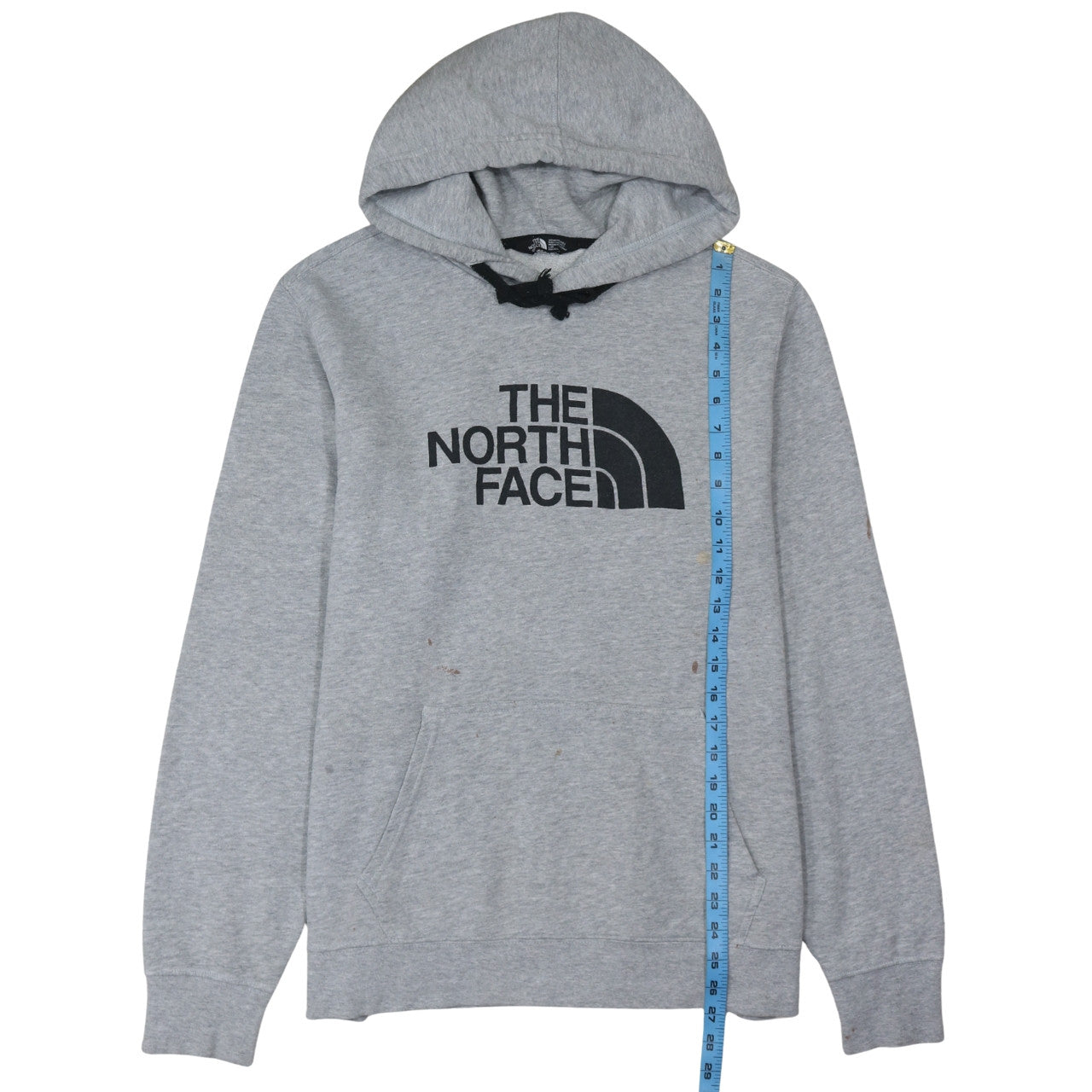 Mens UK Size L The North Face Grey Pullover Hoodie