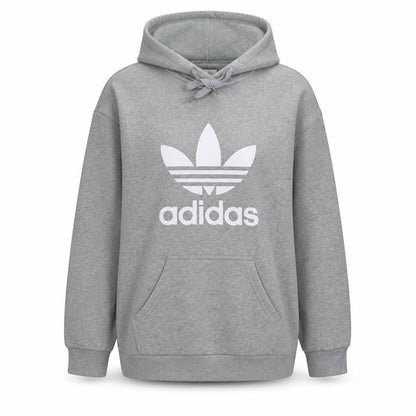 Womens UK Size L adidas Grey Pullover Hoodie
