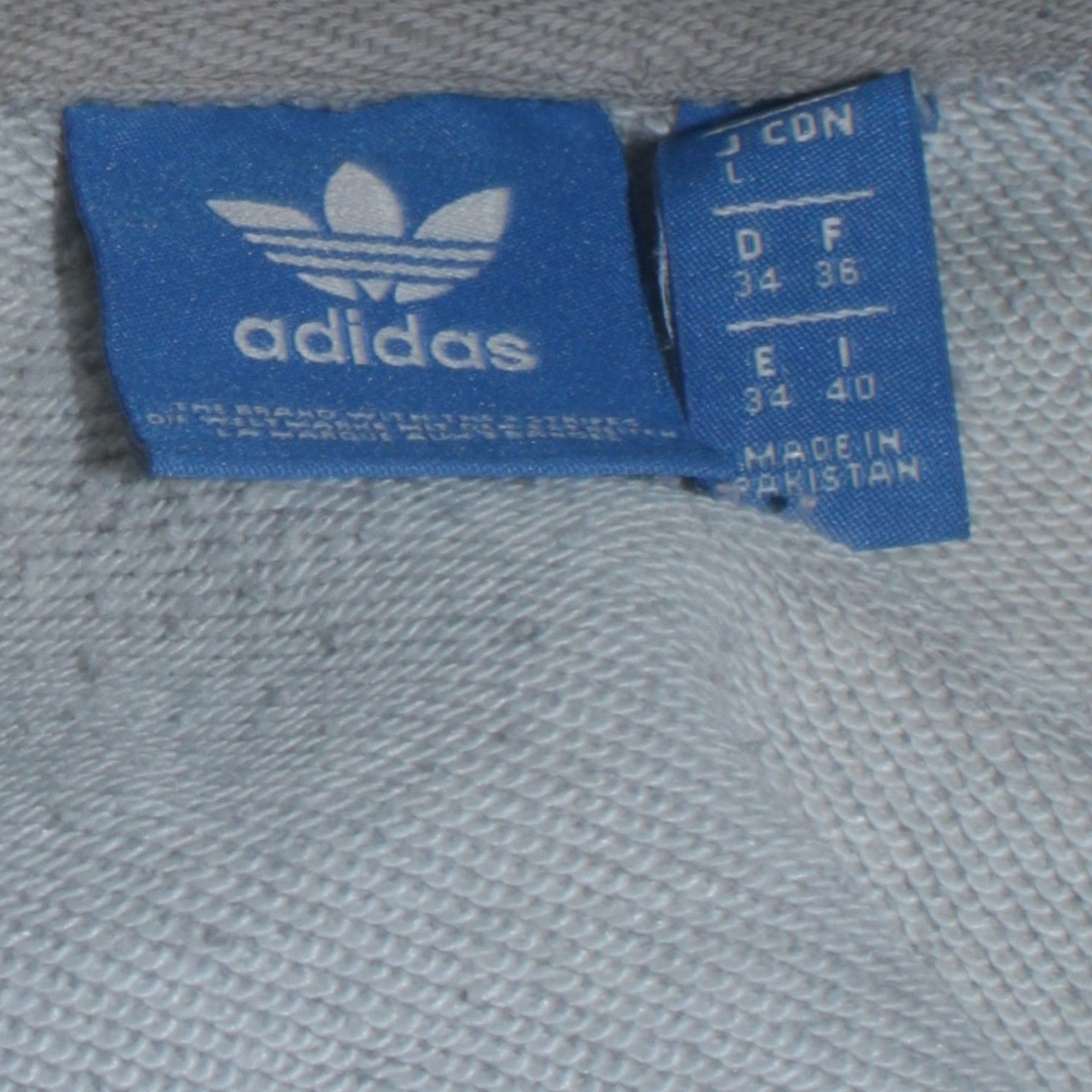 Womens UK Size L adidas Grey Pullover Hoodie